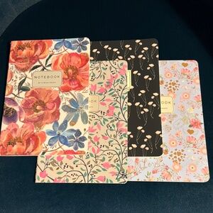 Lovely Set of 4 BV by Bruno Visconti A5 Notebooks – Artistic & Unique Gift Idea